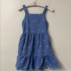 Blue Floral Kids Dress